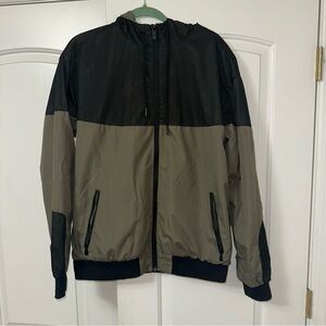Champs Black and Olive Windbreaker